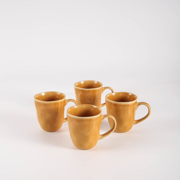 Golden Amber Organic Mug Set