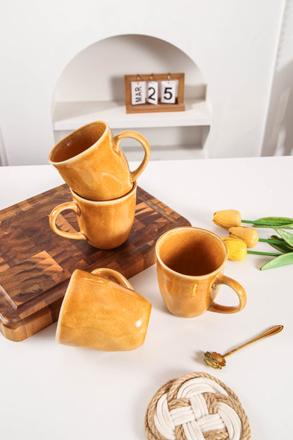 Golden Amber Organic Mug Set