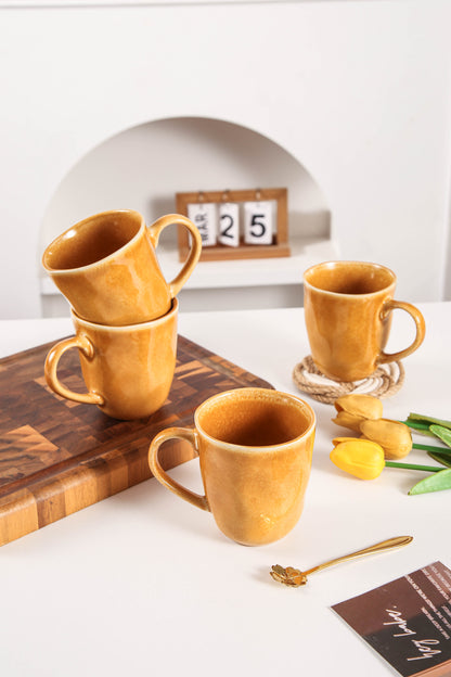 Golden Amber Organic Mug Set