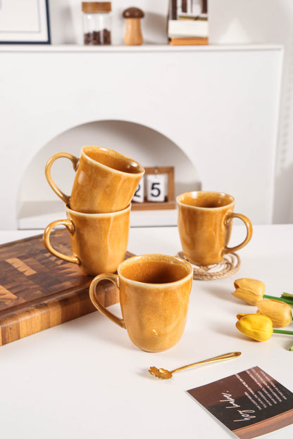 Golden Amber Organic Mug Set