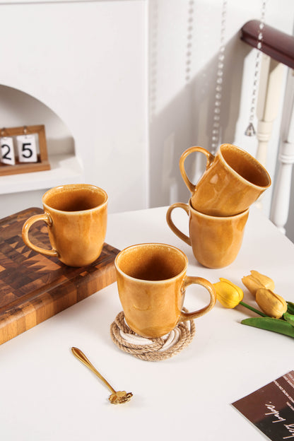 Golden Amber Organic Mug Set