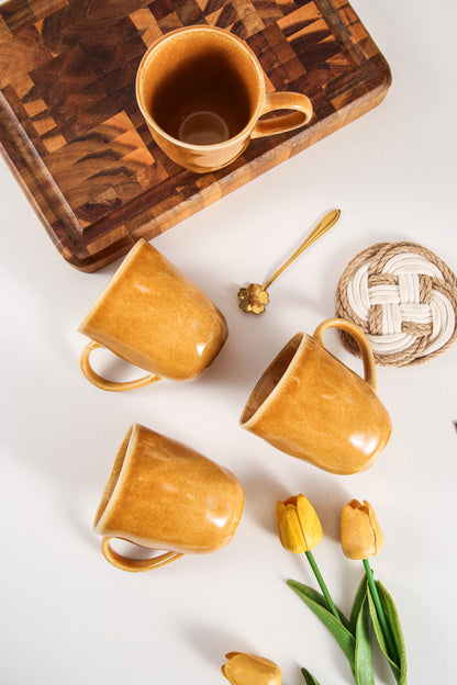 Golden Amber Organic Mug Set