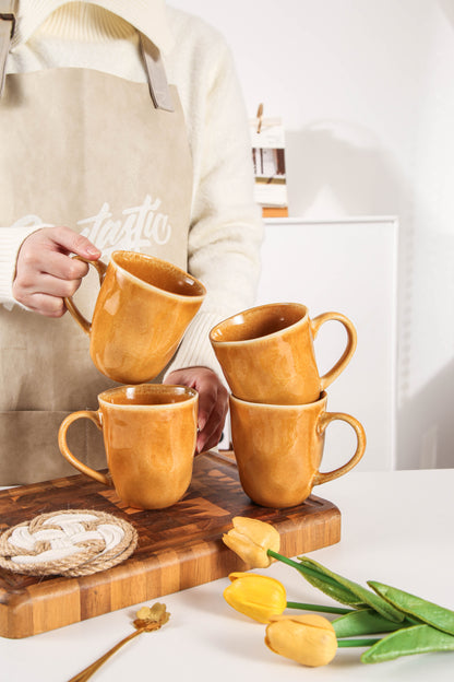 Golden Amber Organic Mug Set