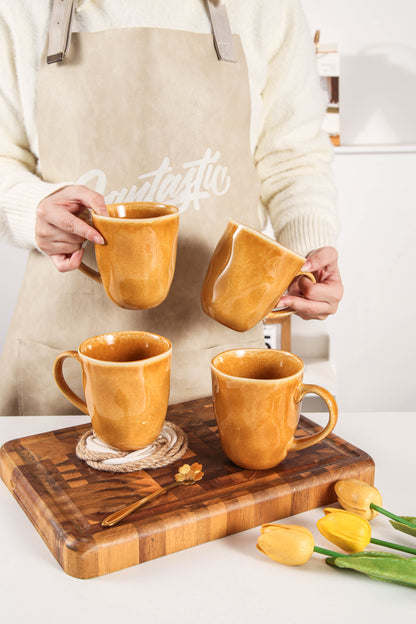 Golden Amber Organic Mug Set
