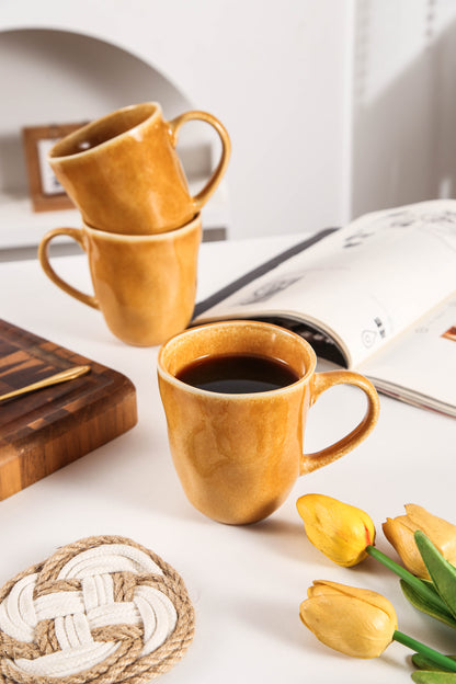 Golden Amber Organic Mug Set