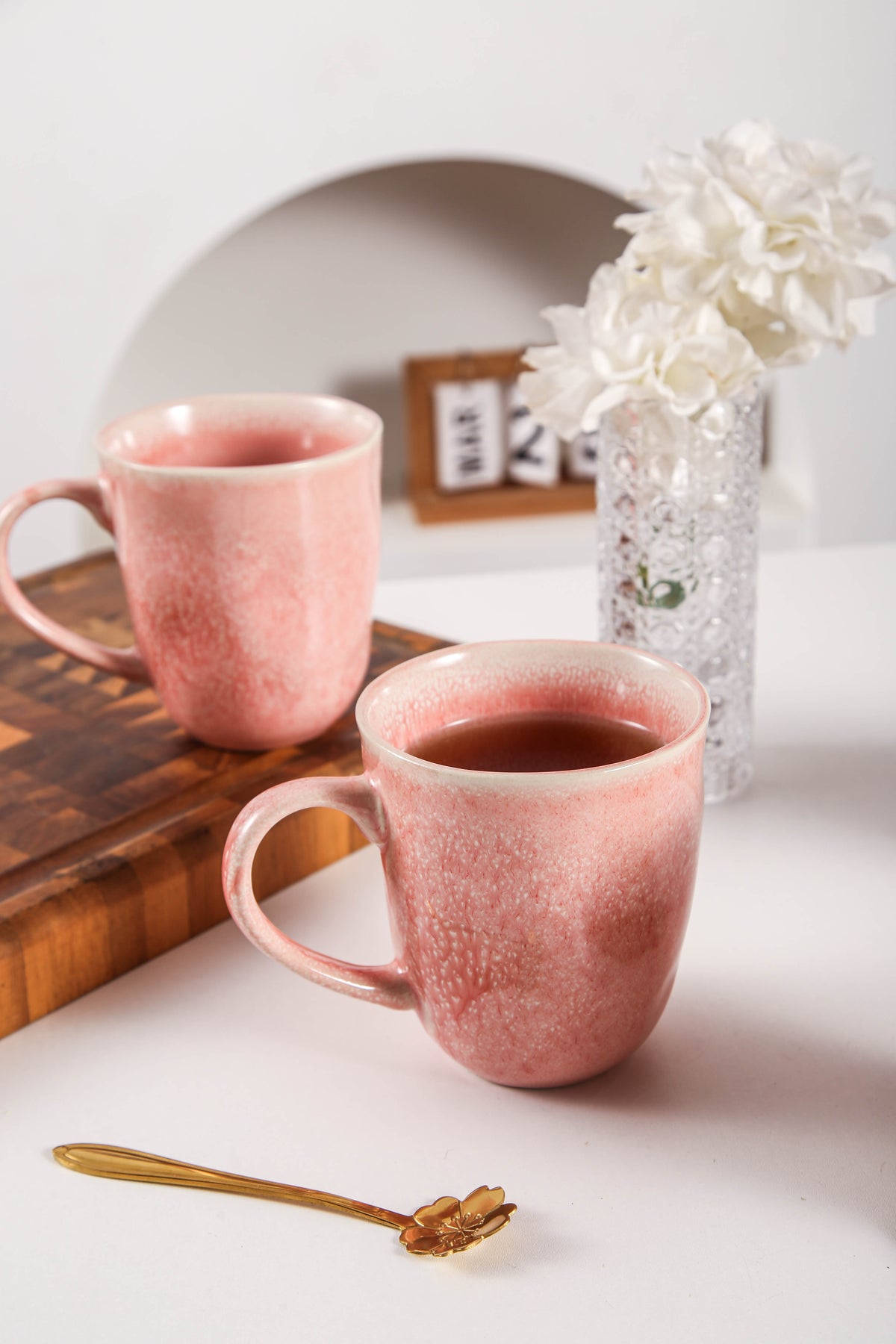 Rose Pink Organic Mug Set