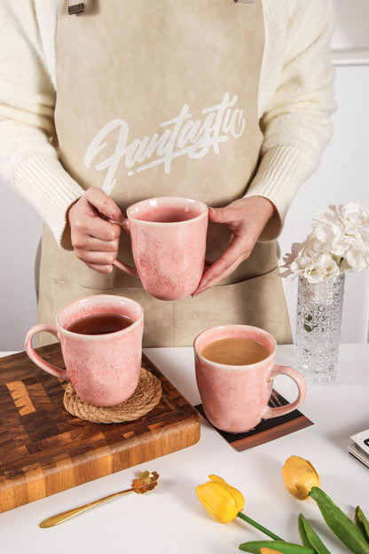 Rose Pink Organic Mug Set