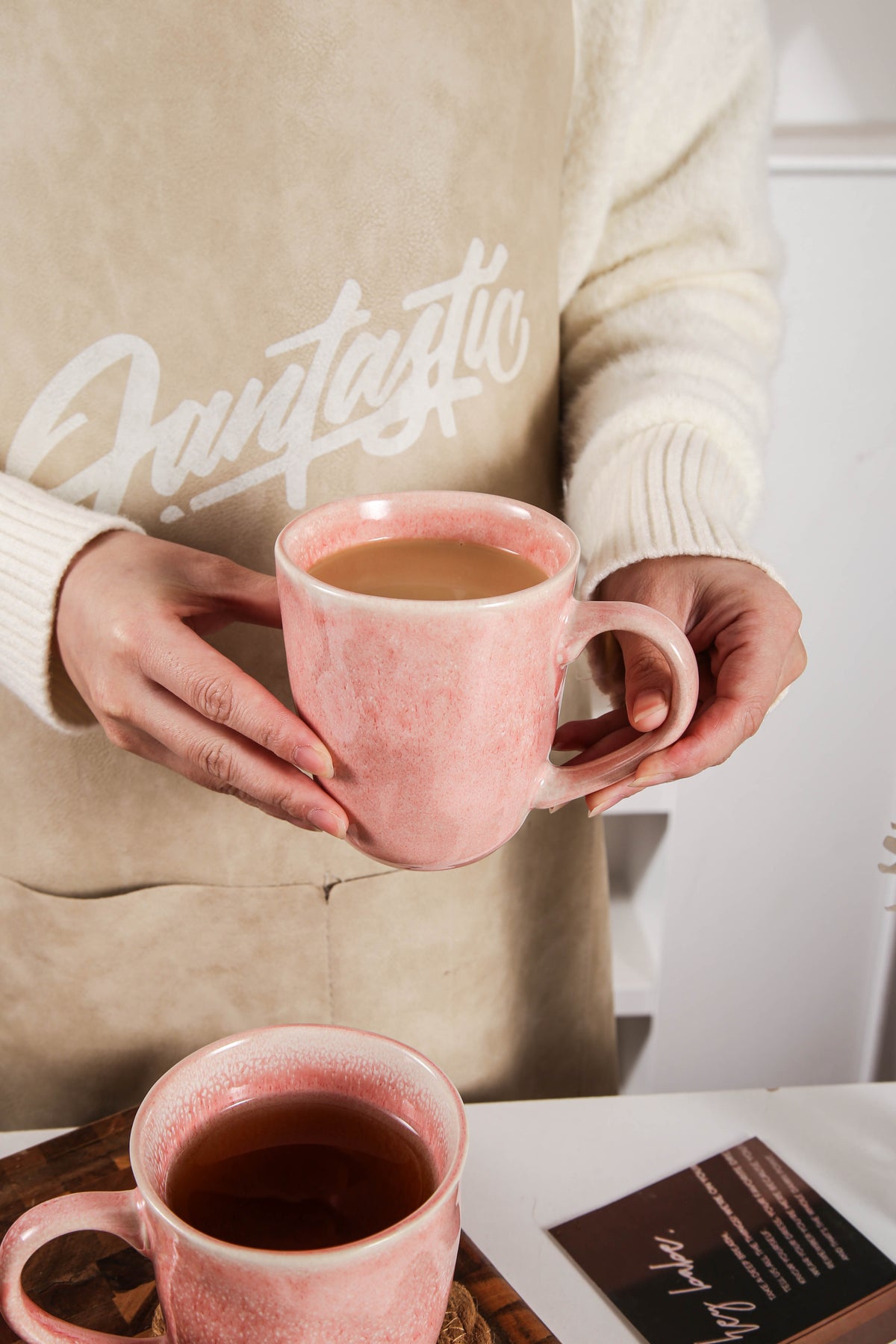 Rose Pink Organic Mug Set