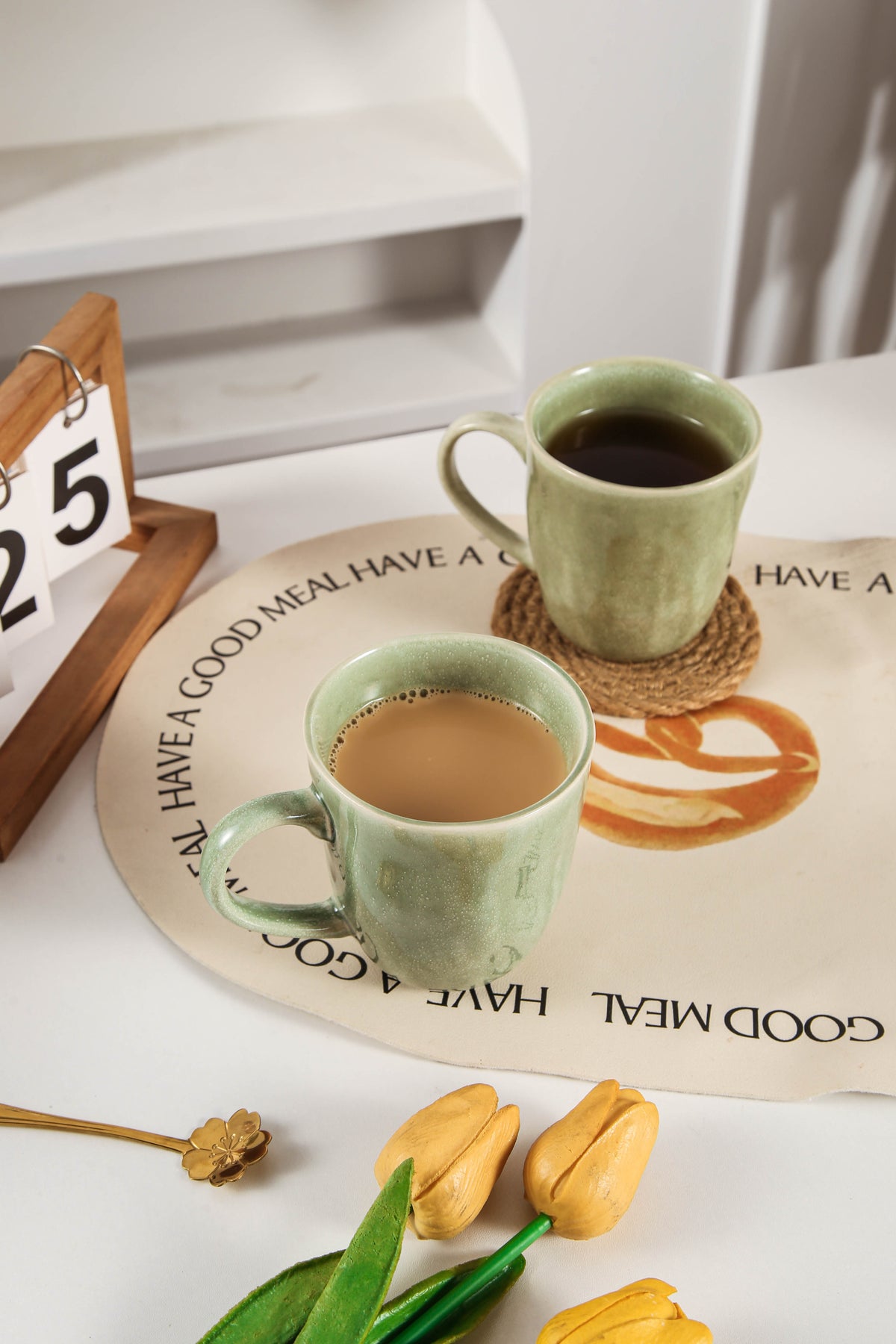 Royal Olive Organic Mug Set