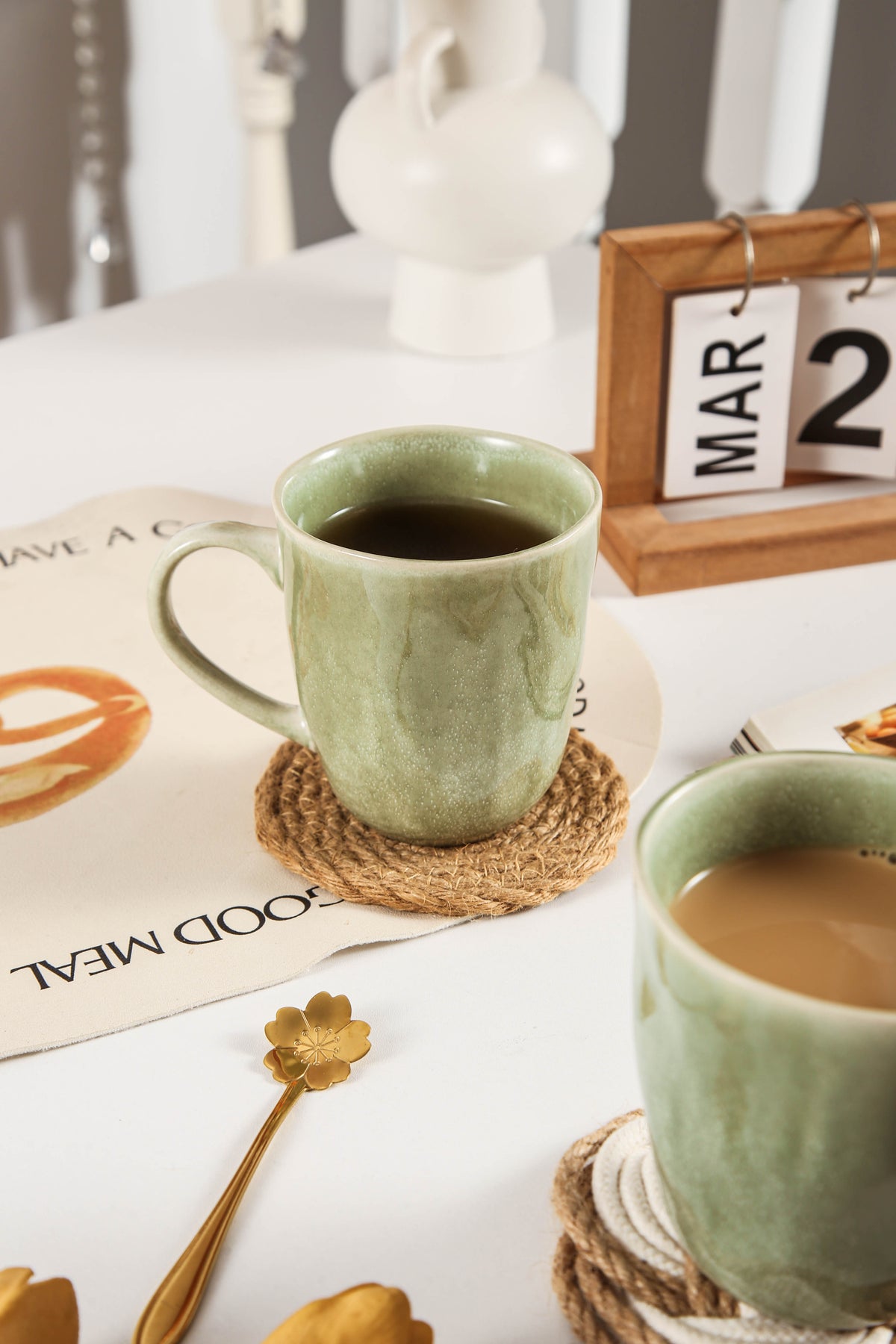 Royal Olive Organic Mug Set