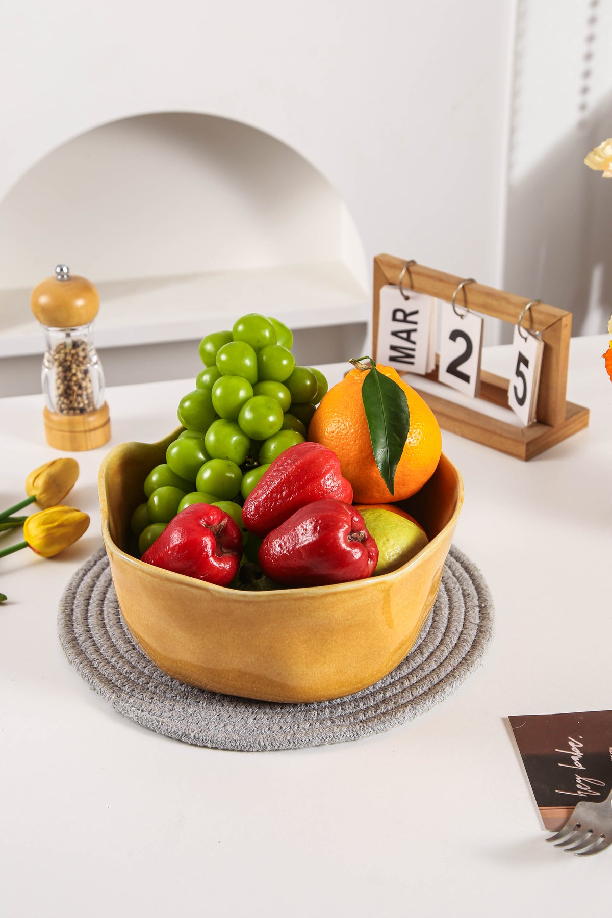 Golden Amber Organic Deep Bowl Set