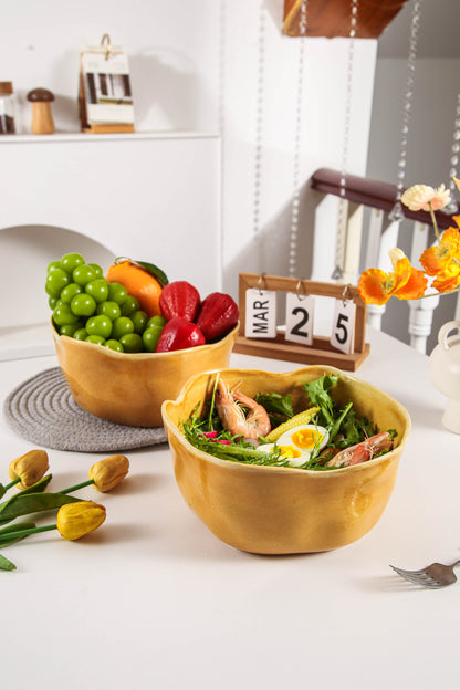 Golden Amber Organic Deep Bowl Set