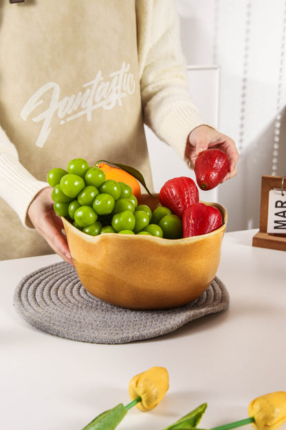 Golden Amber Organic Deep Bowl Set