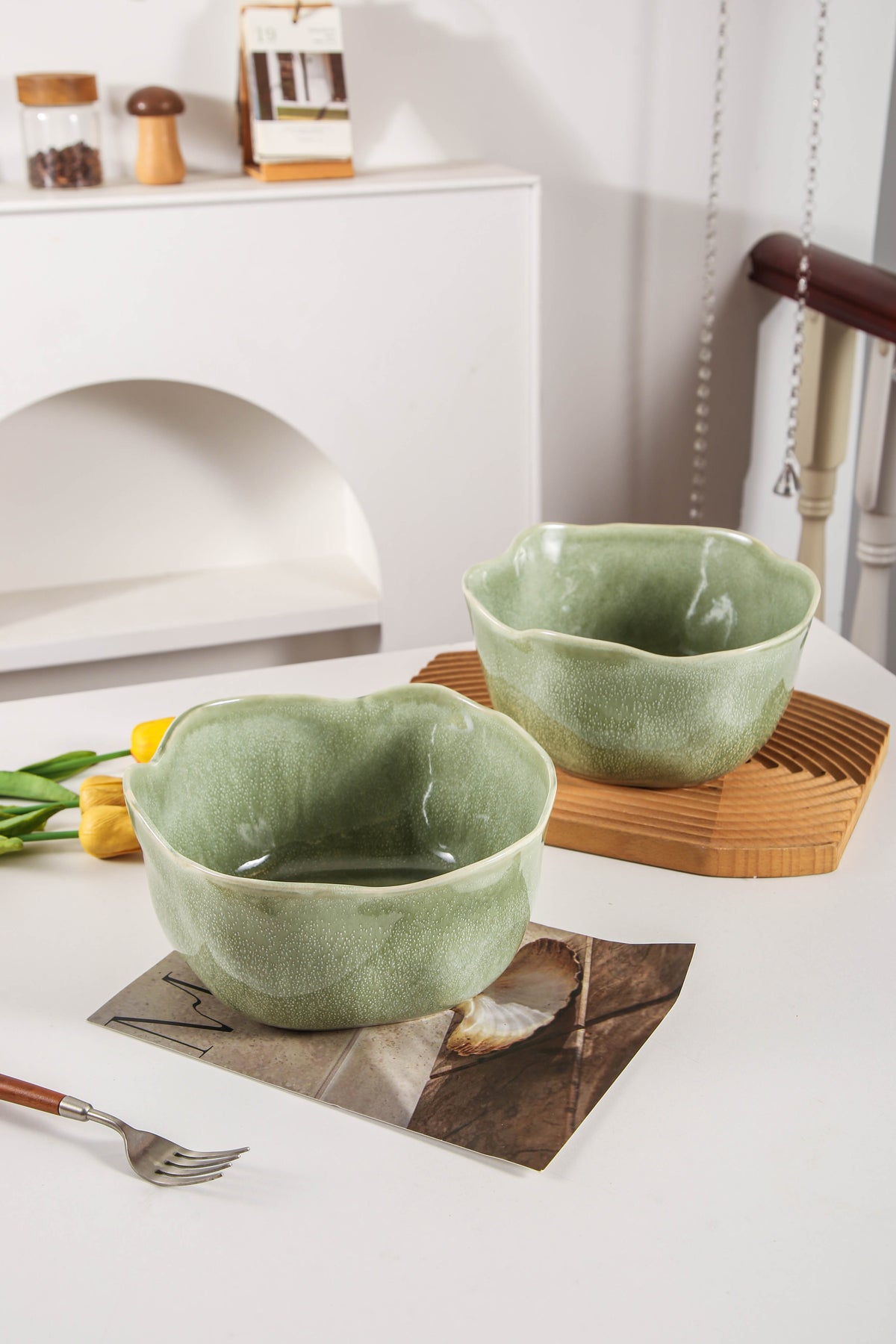 Royal Olive Organic Deep Bowl Set