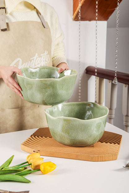 Royal Olive Organic Deep Bowl Set