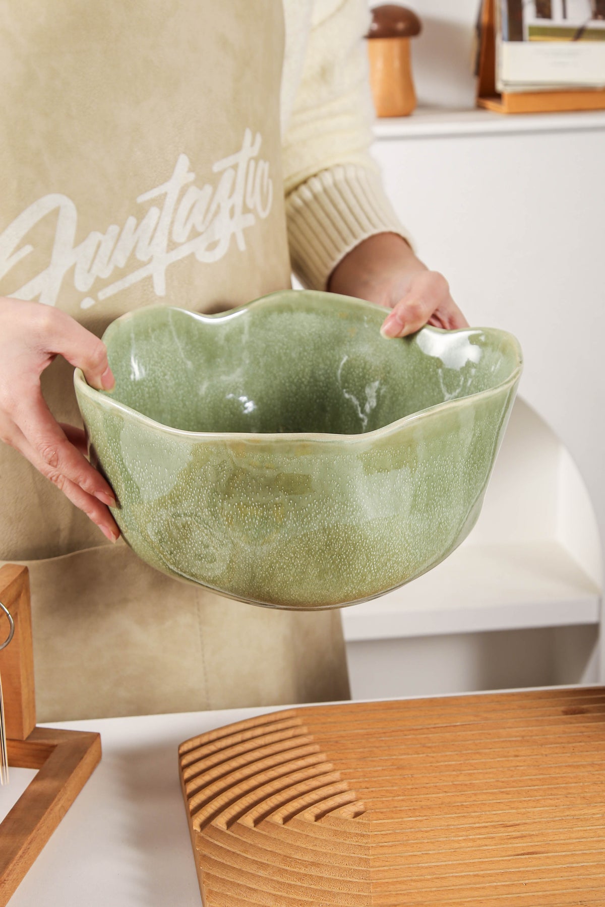 Royal Olive Organic Deep Bowl Set