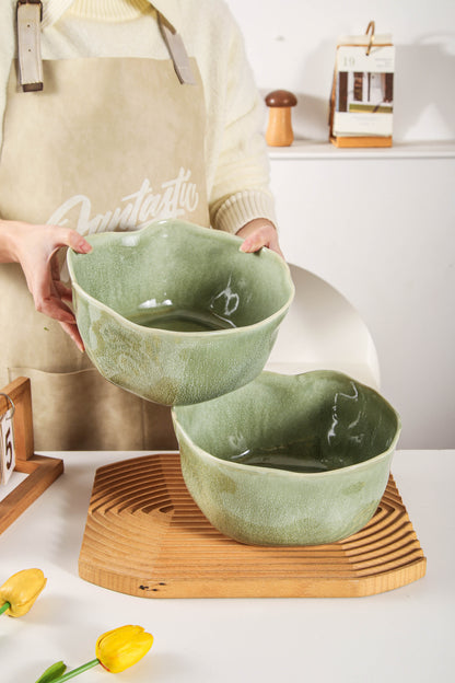 Royal Olive Organic Deep Bowl Set