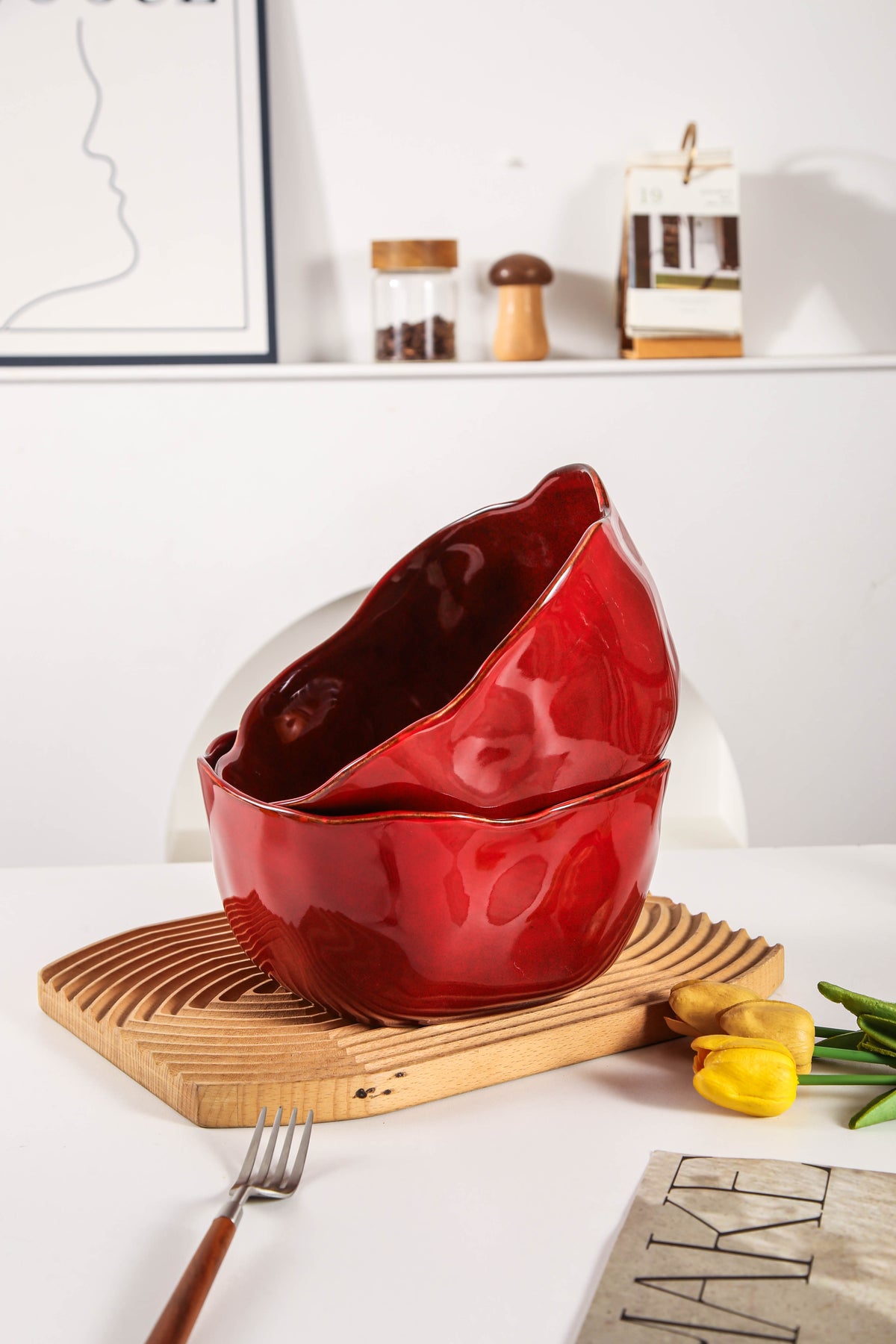 Garnet Rouge Organic Deep Bowl Set