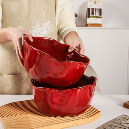 Garnet Rouge Organic Deep Bowl Set