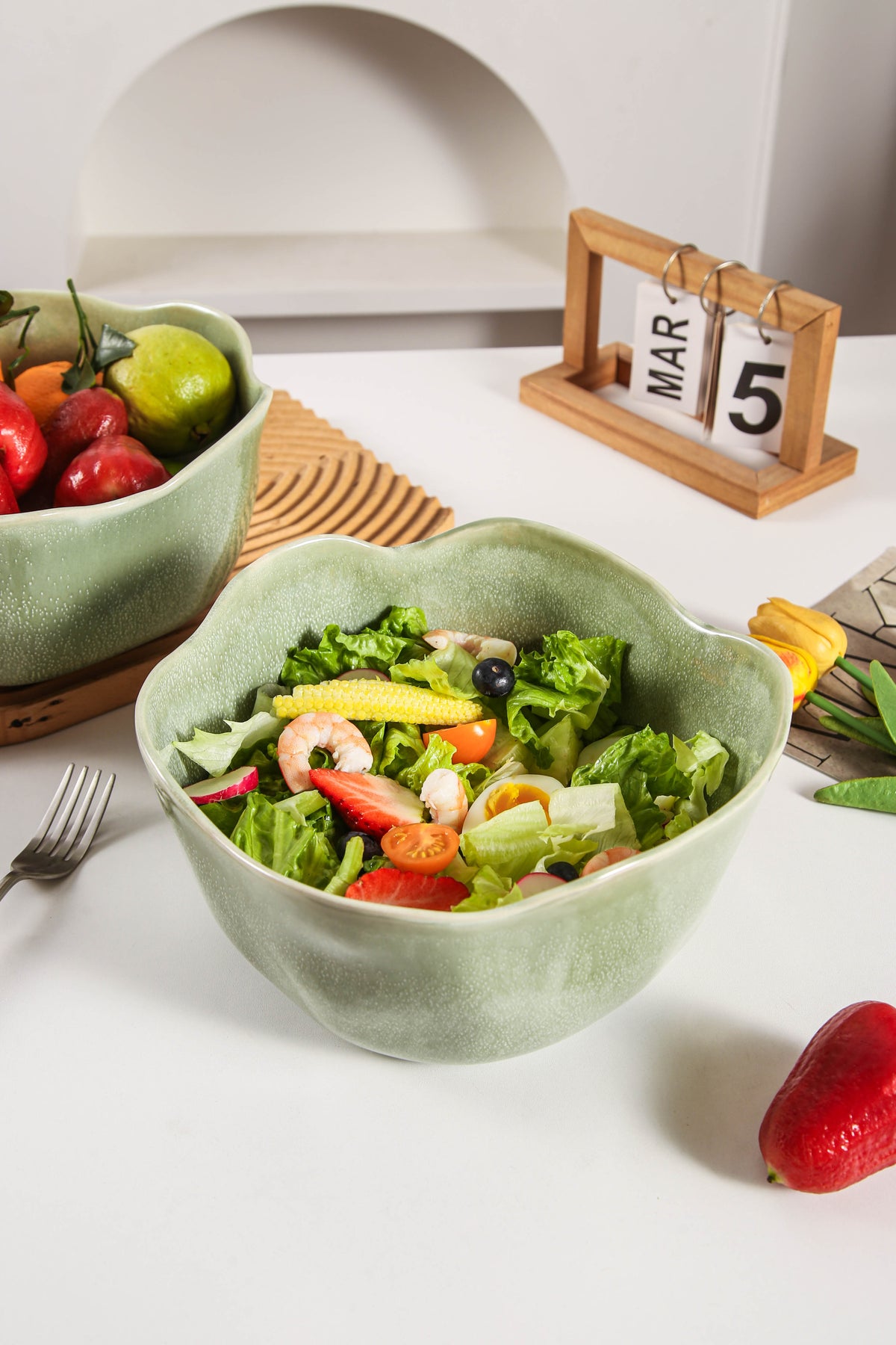 Royal Olive Organic Deep Bowl Set