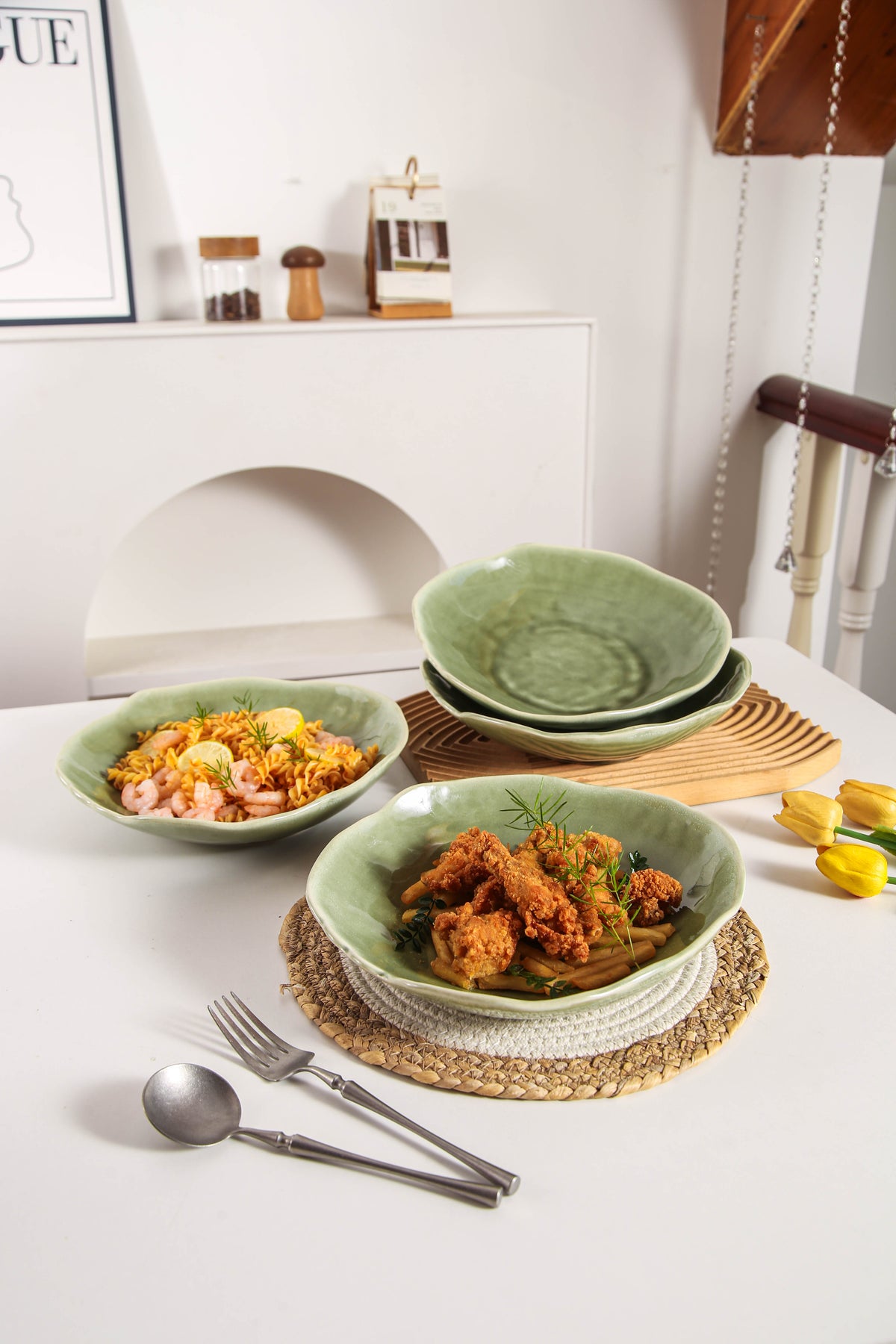 Royal Olive Organic Deep Plate Set