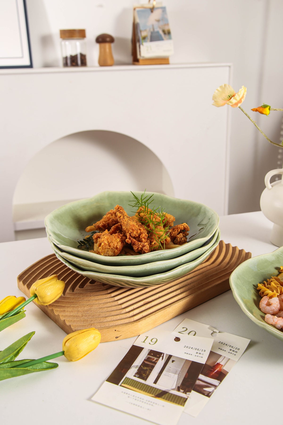 Royal Olive Organic Deep Plate Set