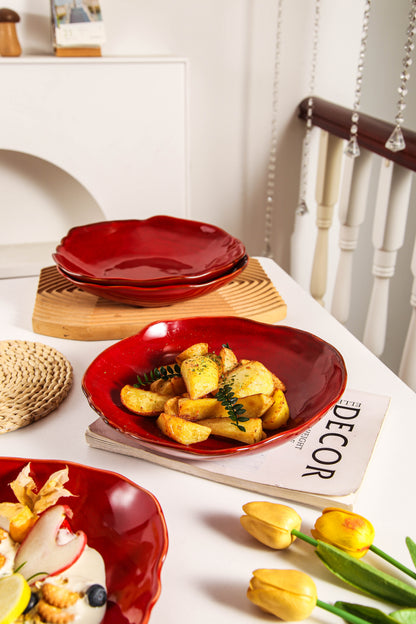 Garnet Rouge Organic Deep Plate Set