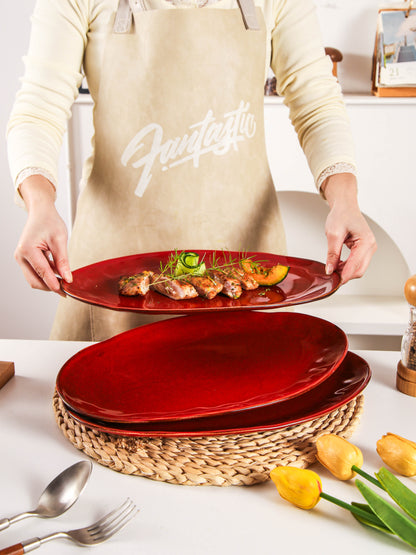 Garnet Rouge Organic Serving Platter Set