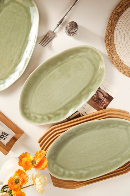 Royal Olive Organic Serving Platter Set
