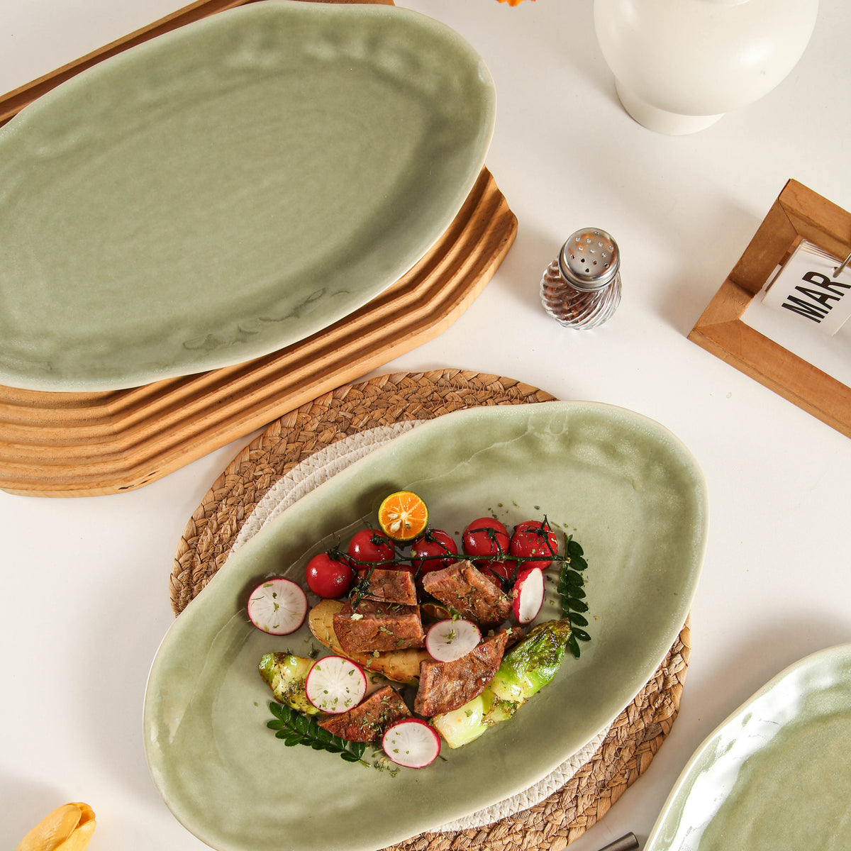 Royal Olive Organic Serving Platter Set