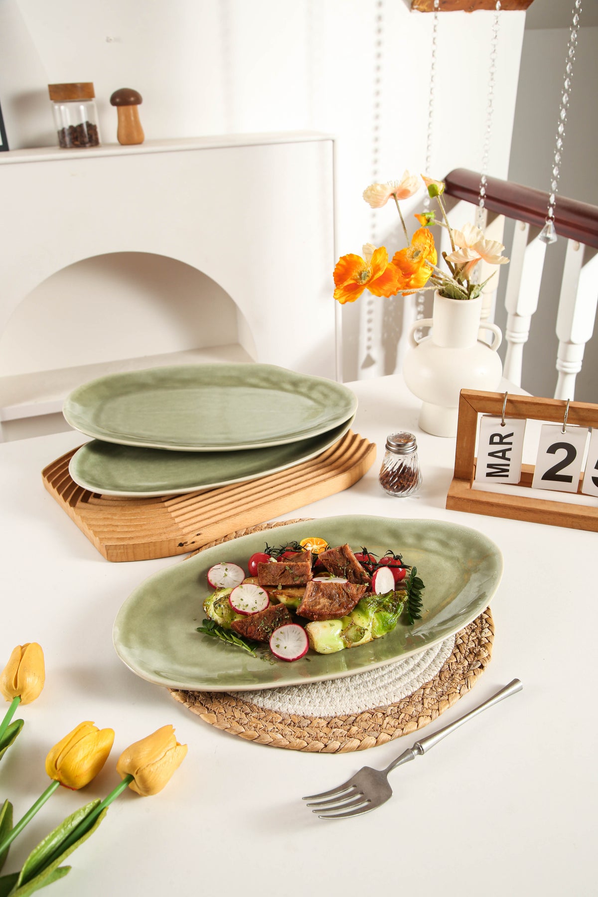 Royal Olive Organic Serving Platter Set