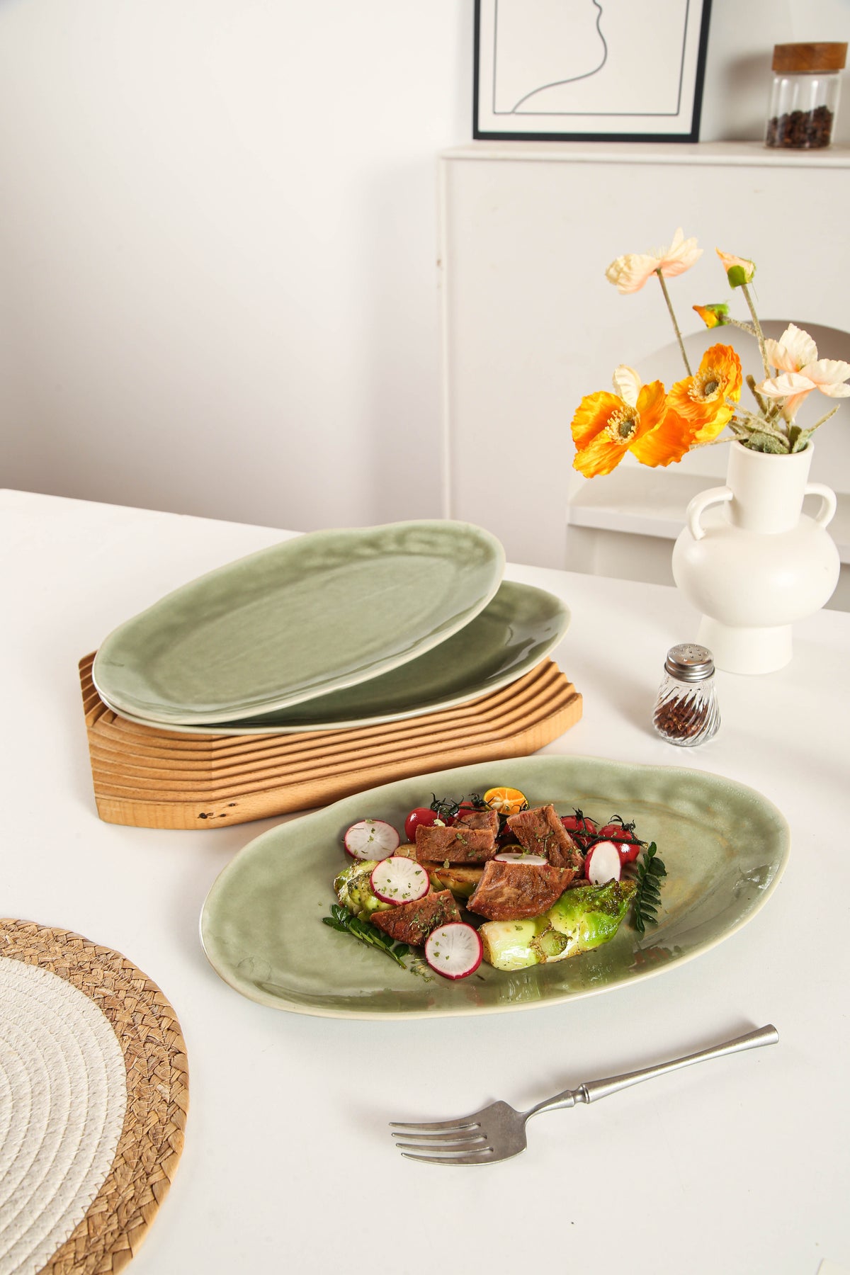 Royal Olive Organic Serving Platter Set