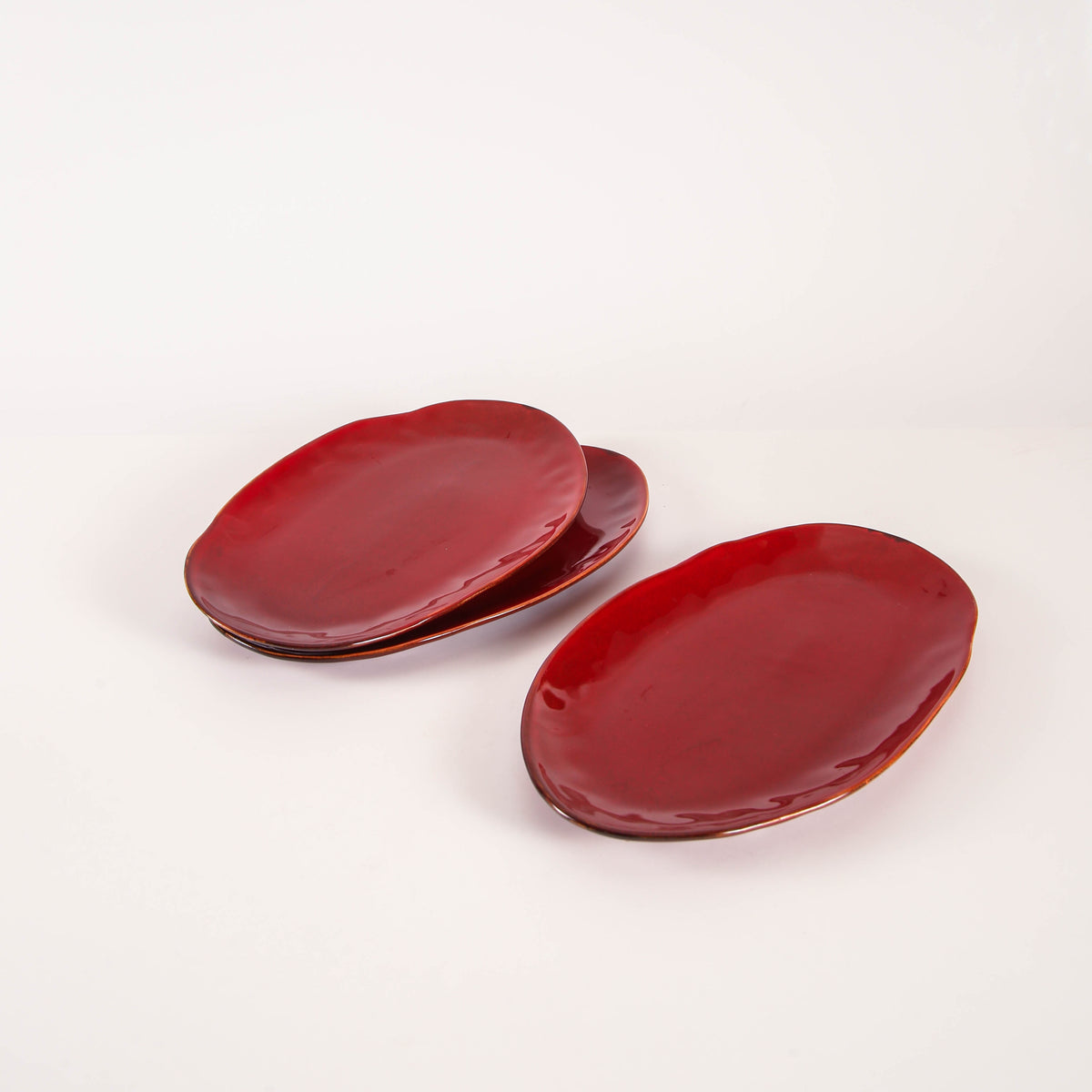 Garnet Rouge Organic Serving Platter Set