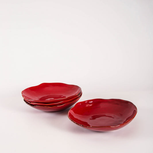Garnet Rouge Organic Deep Plate Set