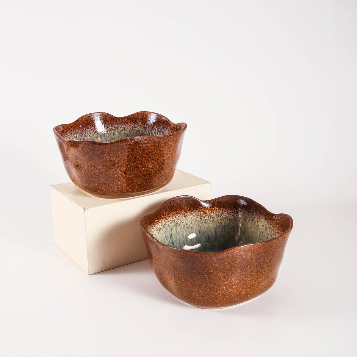 Espresso Stone Organic Deep Bowl Set