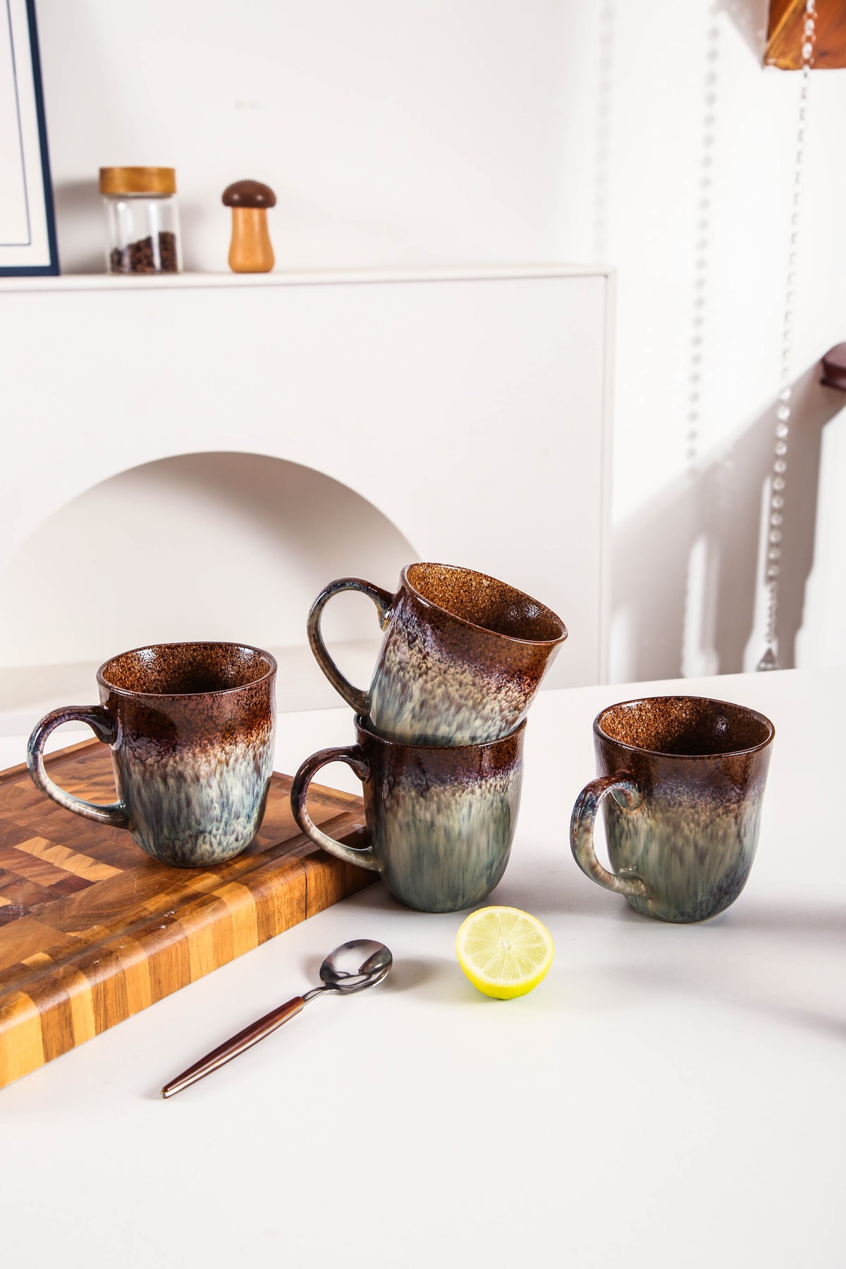 Espresso Stone Organic Mug Set