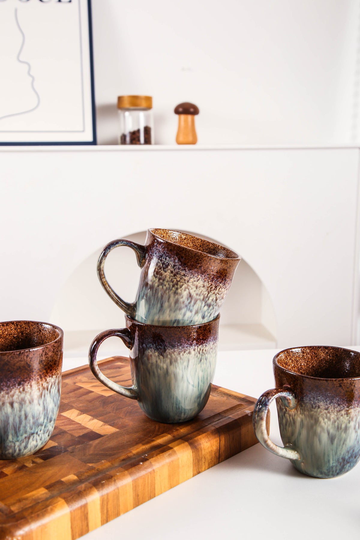 Espresso Stone Organic Mug Set