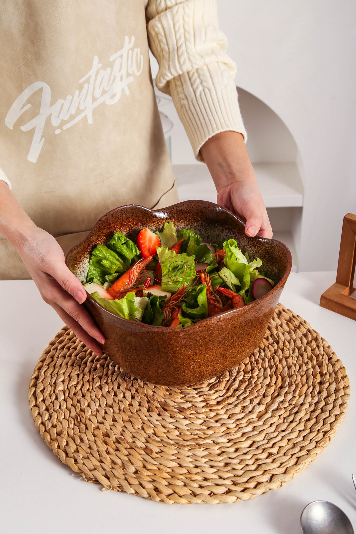 Espresso Stone Organic Deep Bowl Set
