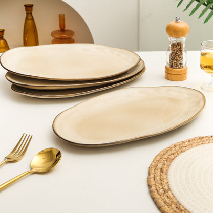 Crema Organic Serving Platter Set