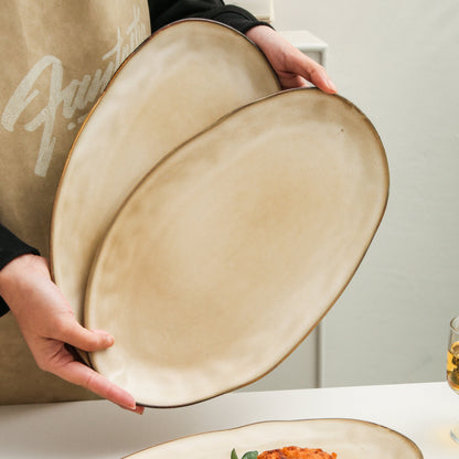 Crema Organic Serving Platter Set