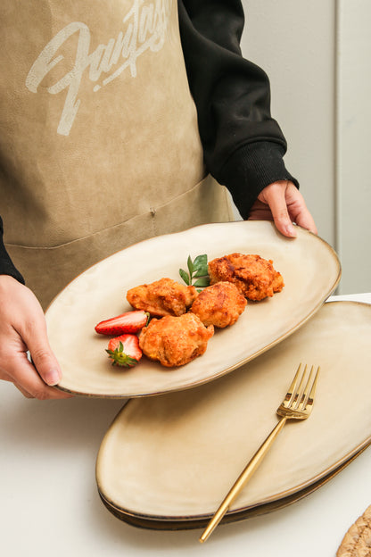 Crema Organic Serving Platter Set