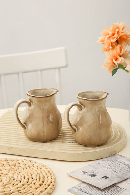 Crema  Organic Creamer Pitcher Set