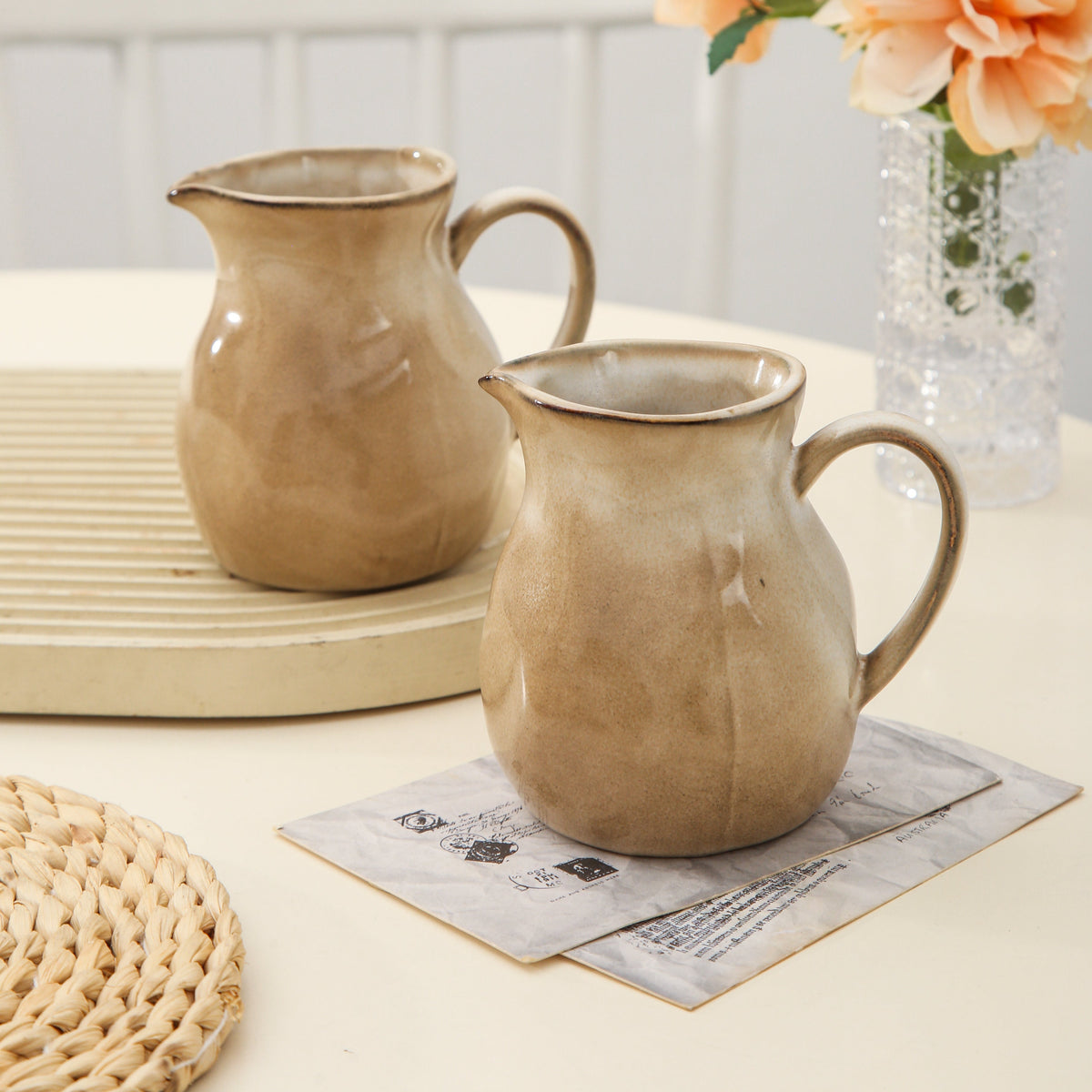 Crema  Organic Creamer Pitcher Set