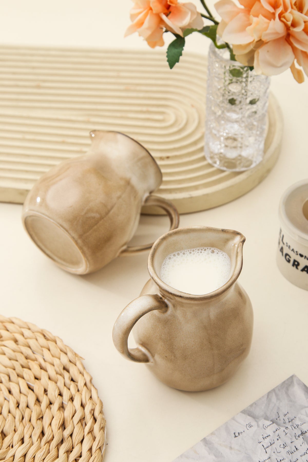 Crema  Organic Creamer Pitcher Set