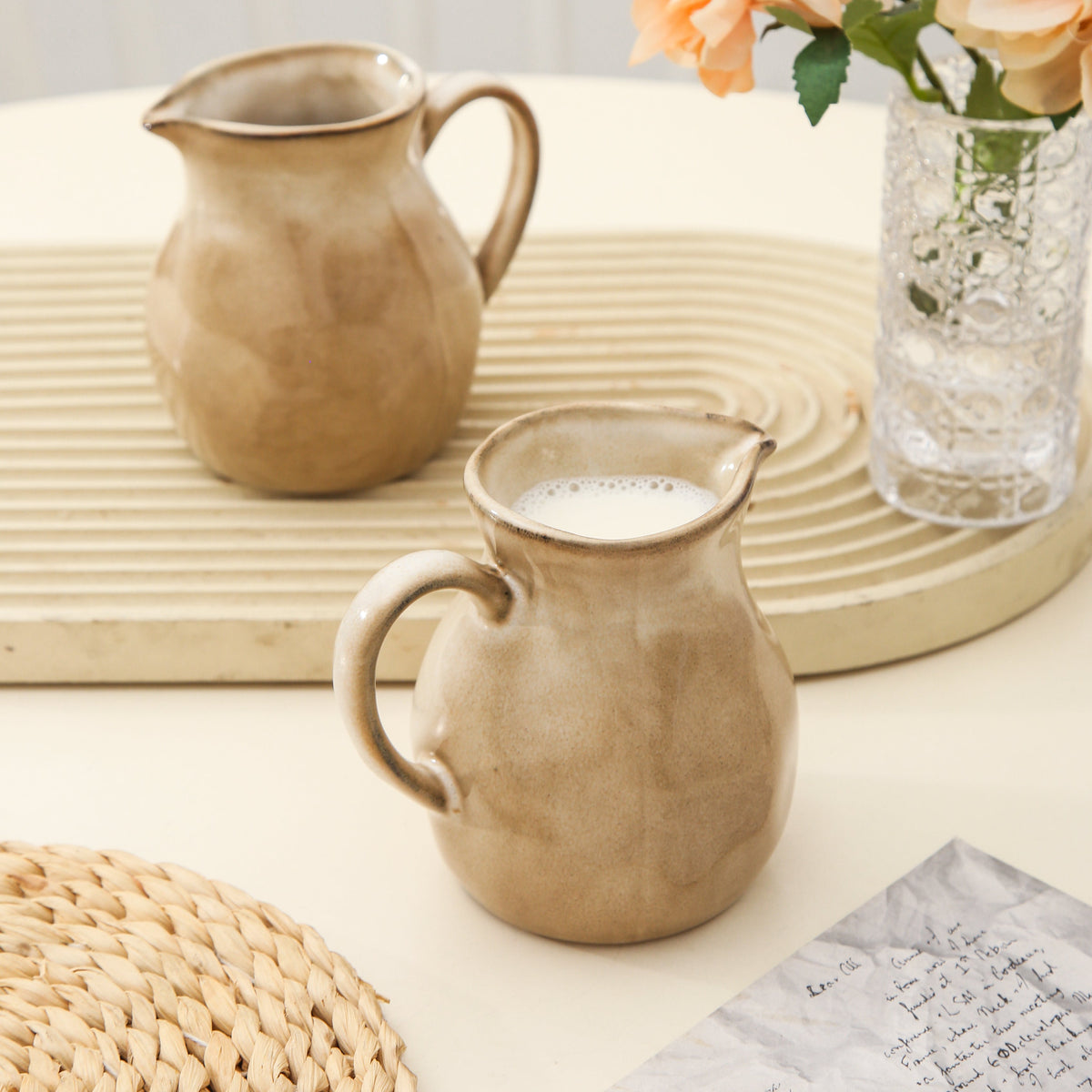 Crema  Organic Creamer Pitcher Set