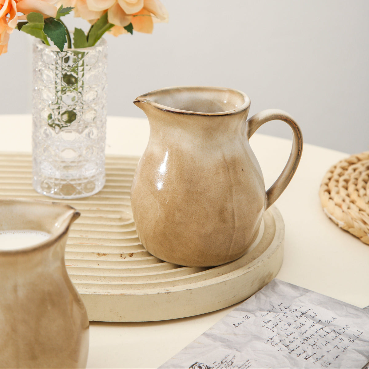 Crema  Organic Creamer Pitcher Set