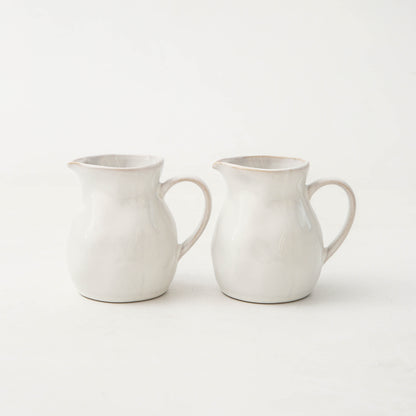 Pearl White Organic Creamer Pitcher Set