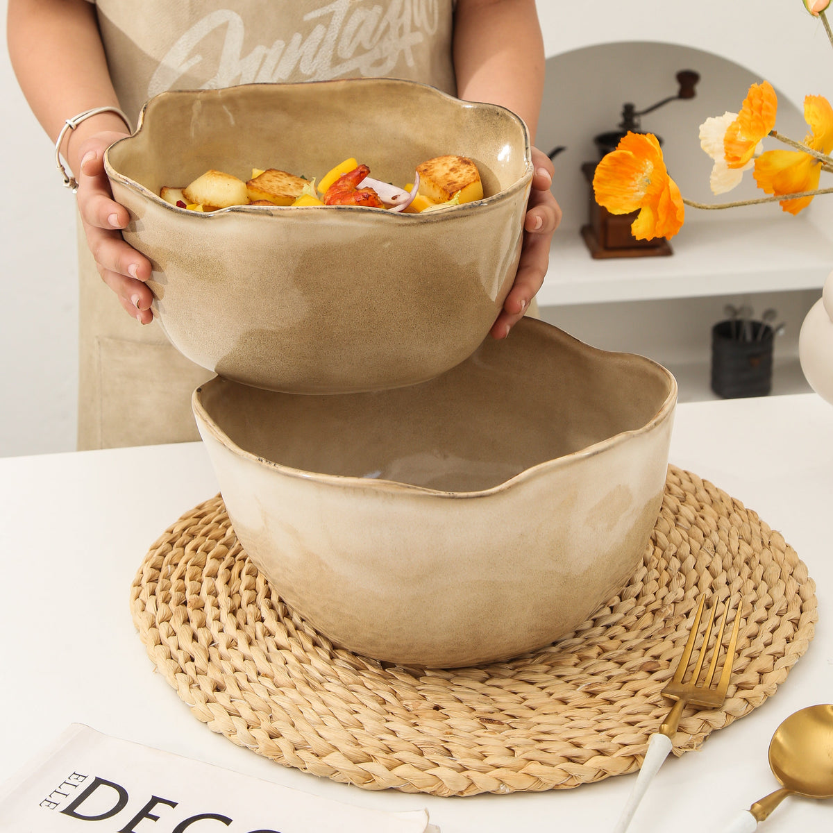 Crema Organic Deep Bowl Set