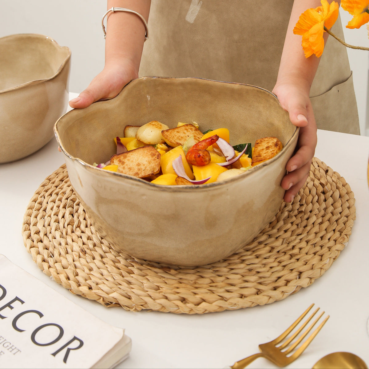 Crema Organic Deep Bowl Set