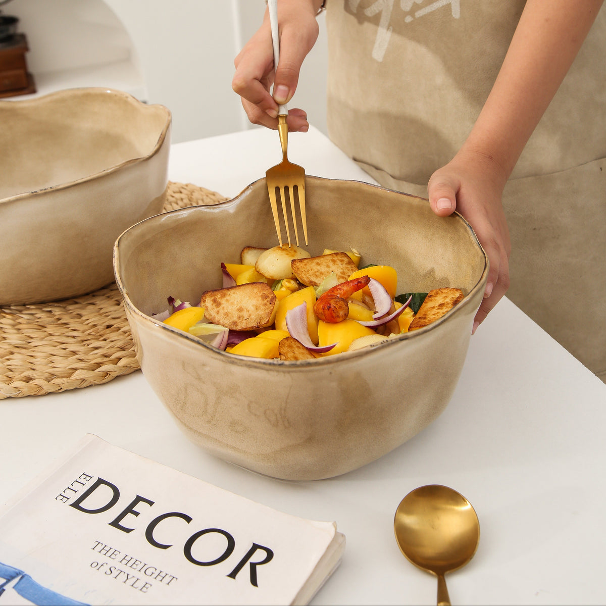 Crema Organic Deep Bowl Set